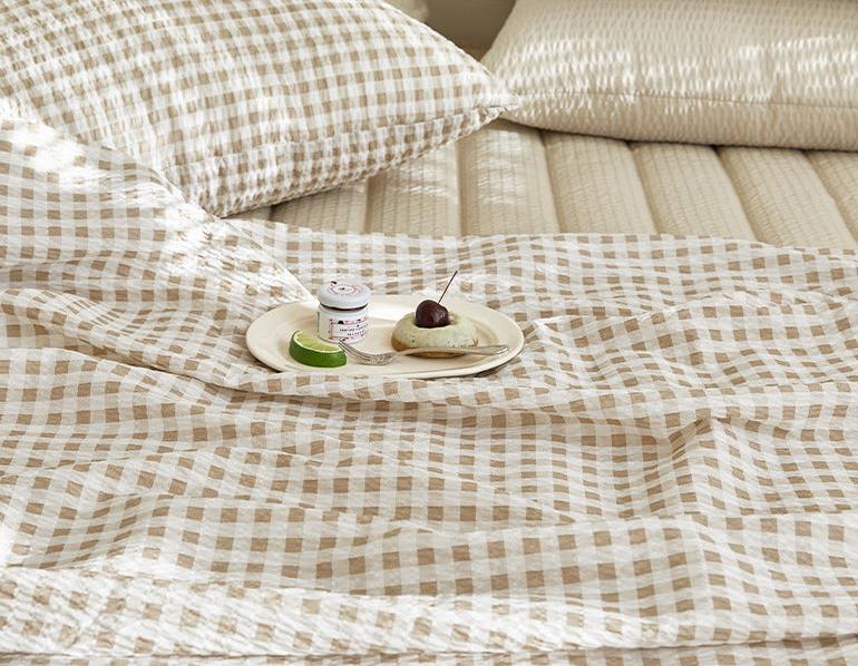 Oatmeal Coverlet Set